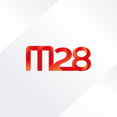 harf ve rakam M28 logosu