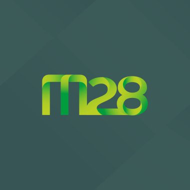harf ve rakam M28 logosu