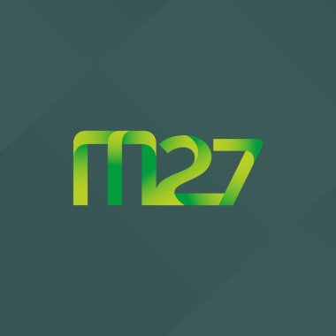 harf ve rakam M27 logosu