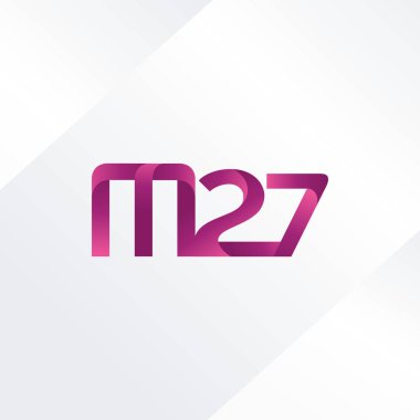 harf ve rakam M27 logosu