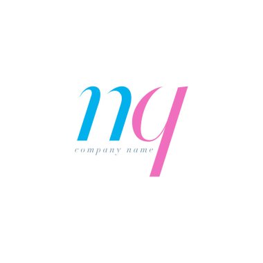 NQ harf Logo şablonu