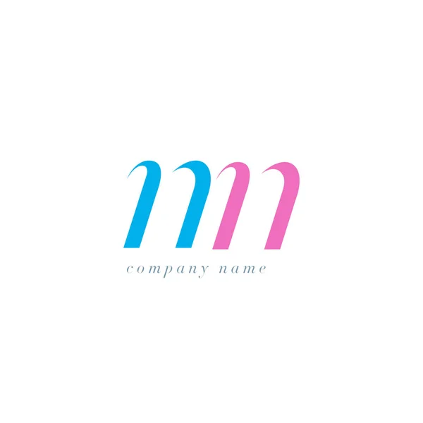 Nn Letters Logo sjabloon — Stockvector