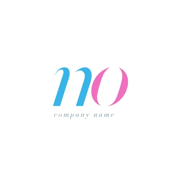 Шаблон логотипа NO Letters — стоковый вектор