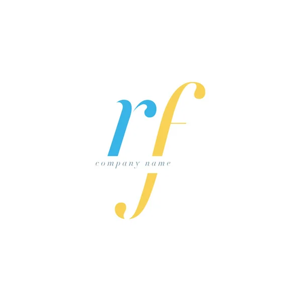 RF Letters Logo template — Stock Vector