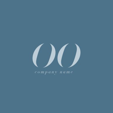 Oo harf Logo şablonu