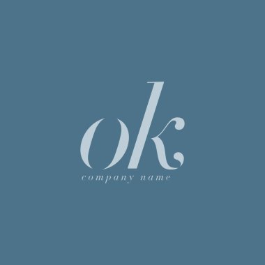 Harf Logo şablonu Tamam