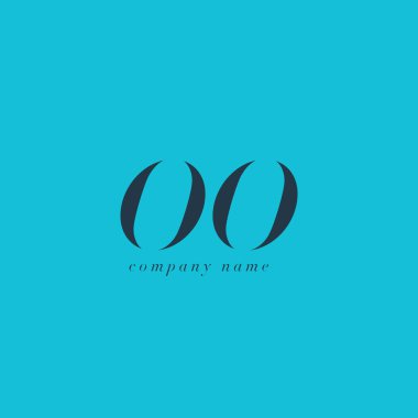 Oo harf Logo şablonu
