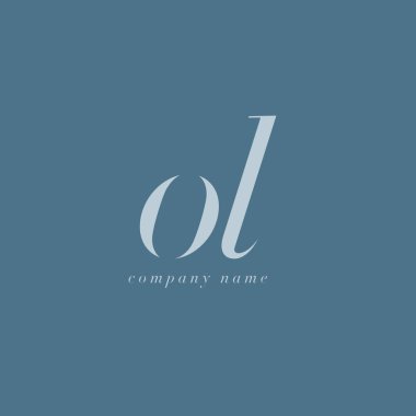 Ol harf Logo şablonu