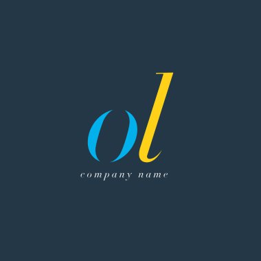 Ol harf Logo şablonu