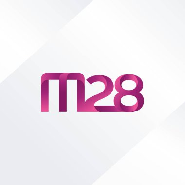 harf ve rakam M28 logosu