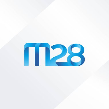 harf ve rakam M28 logosu