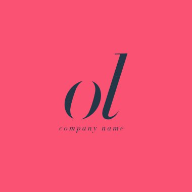 Ol harf Logo şablonu