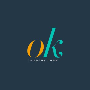 Harf Logo şablonu Tamam