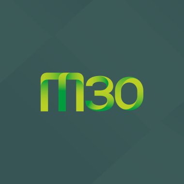 harf ve rakam M30 logosu