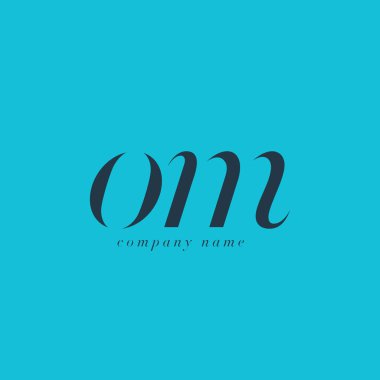 OM Letters Logo template