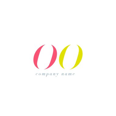 Oo harf Logo şablonu