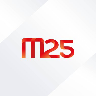 harf ve rakam M25 logosu