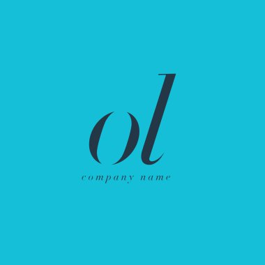 Ol harf Logo şablonu