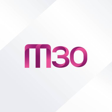 harf ve rakam M30 logosu