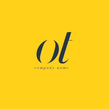 Ot harf Logo şablonu