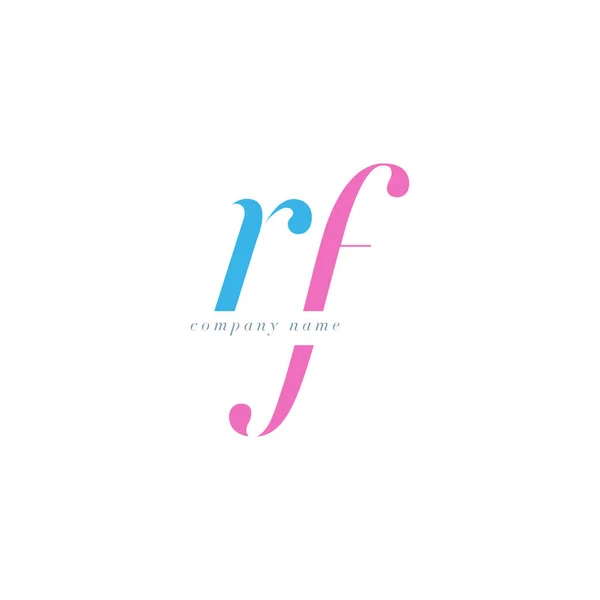 RF Letters Logo template — Stock Vector
