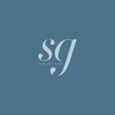SG harf Logo şablonu