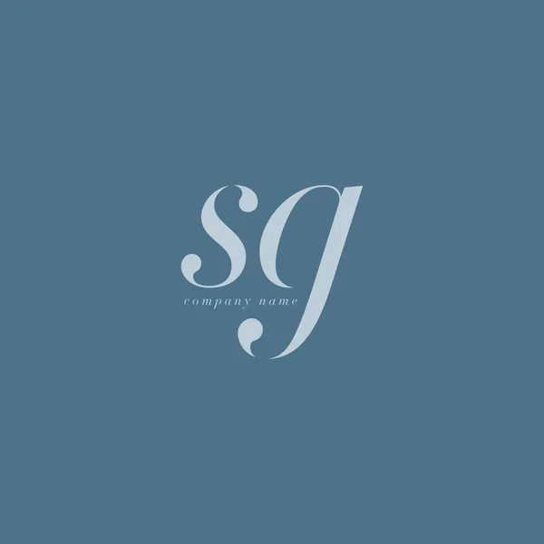 SG Letters Modelo de logotipo — Vetor de Stock