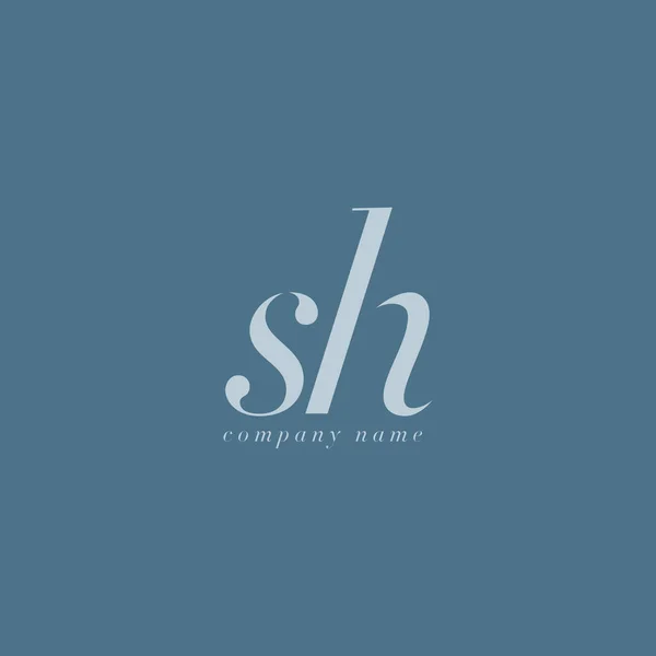 SH Letters Logo template — Stock Vector