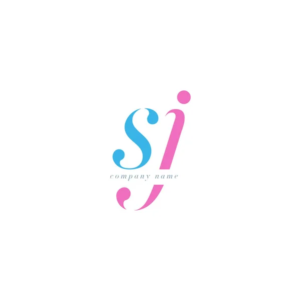 SJ Letters Logo template — Stock Vector