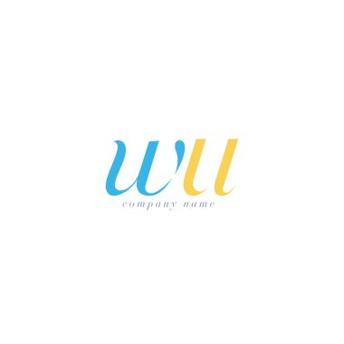 Wu harf Logo şablonu