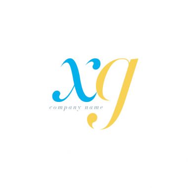 XG harf Logo şablonu