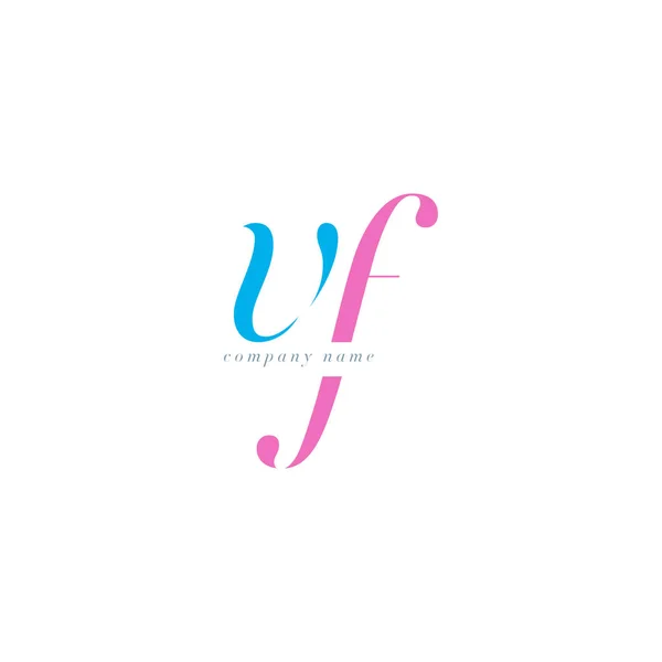 Vf 字母标志模板 — 图库矢量图片