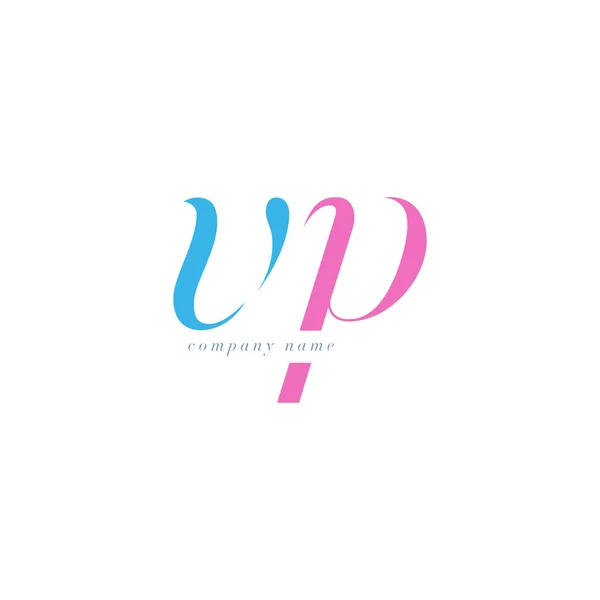 VP Letras Logo plantilla — Vector de stock
