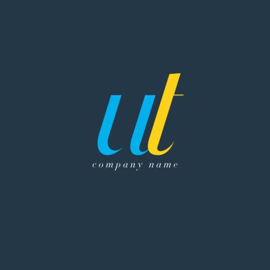 Ut harf Logo şablonu