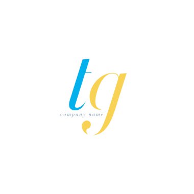 TG harf Logo şablonu