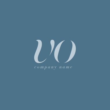 Vo harf Logo şablonu