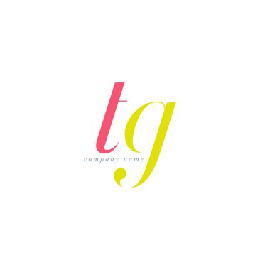 TG harf Logo şablonu