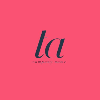 Ta harf Logo şablonu