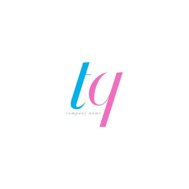 TQ harf Logo şablonu