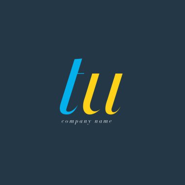 Tu harf Logo şablonu