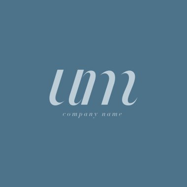 UM Letters Logo template