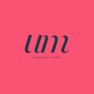 UM Letters Logo template