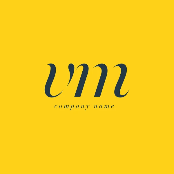 VM Letters Logo template — Stock Vector