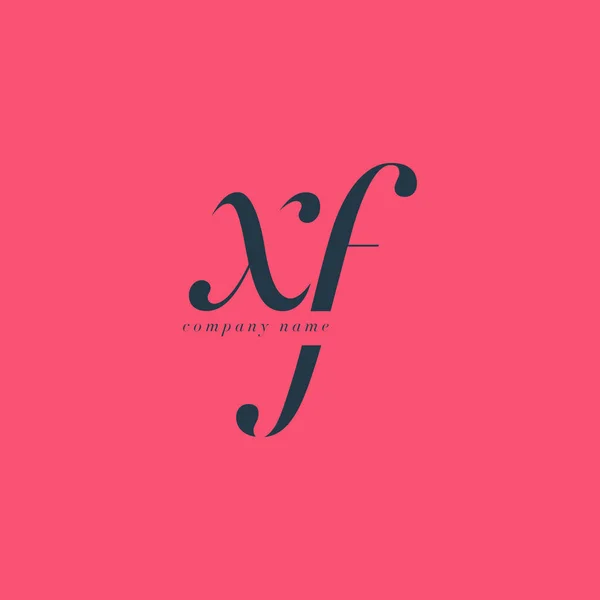 Xf 字母标志模板 — 图库矢量图片