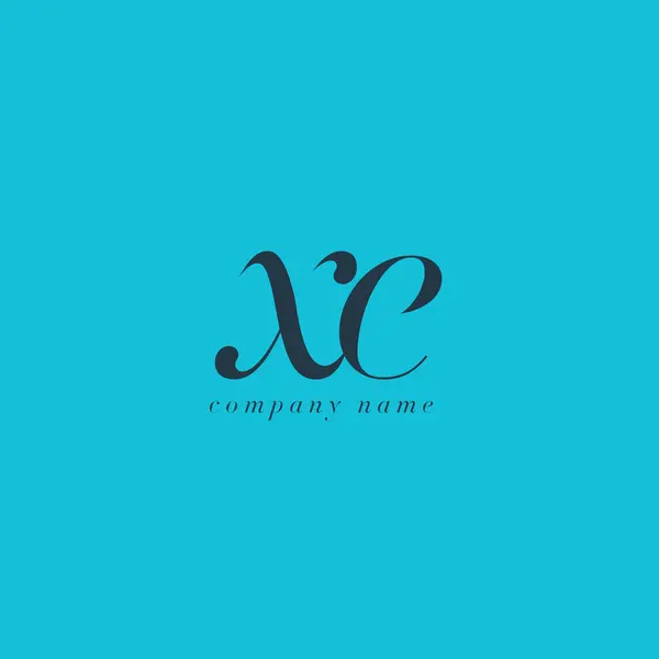 Шаблон логотипу літер XE — стоковий вектор