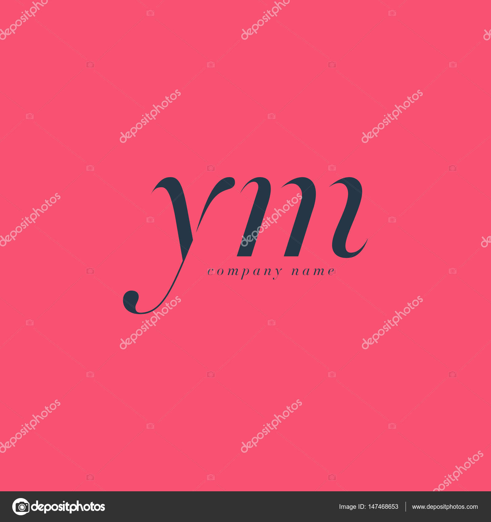 ᐈ Ym Letter Logo Stock Images Royalty Free Letters Ym Vectors Download On Depositphotos