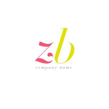 ZB italik ortak harf Logo 