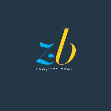 ZB italik ortak harf Logo 