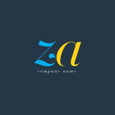 Za italik ortak harf Logo 