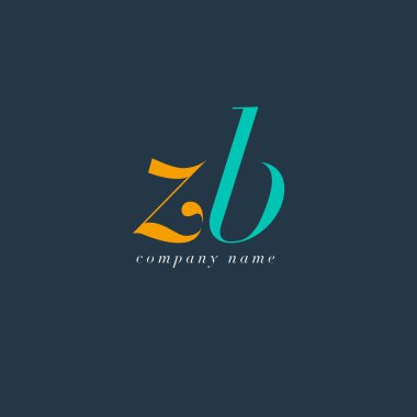ZB italik ortak harf Logo 
